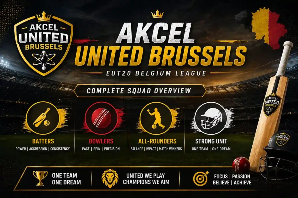 akcel united brussels full squad 