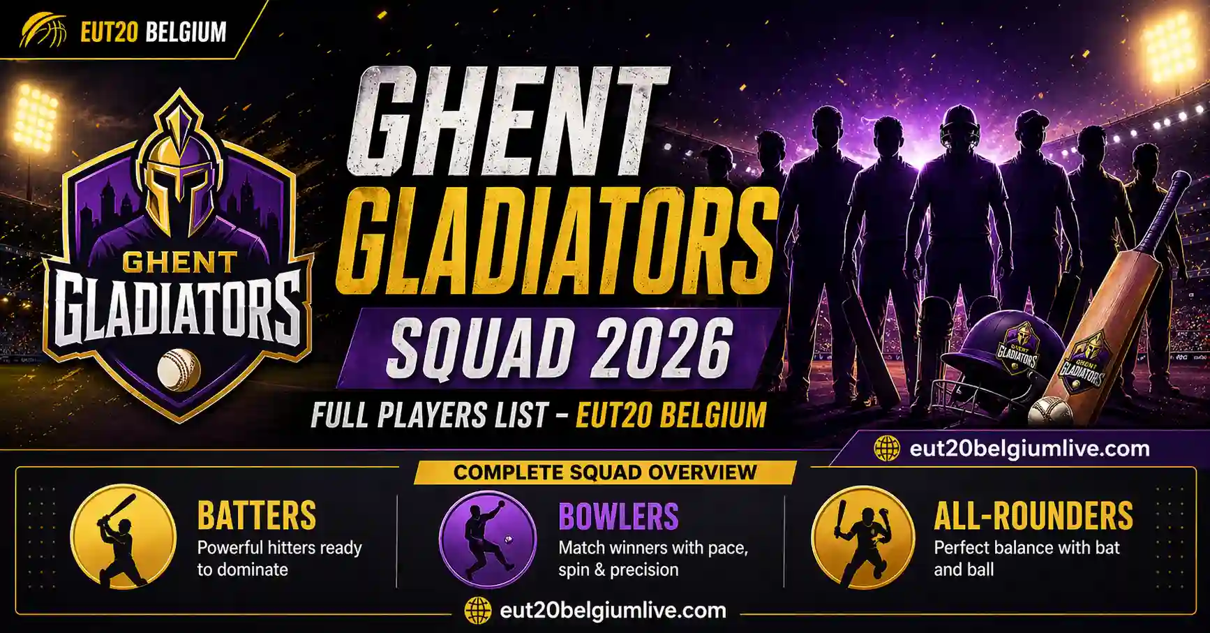 Ghent Gladiators complete squad